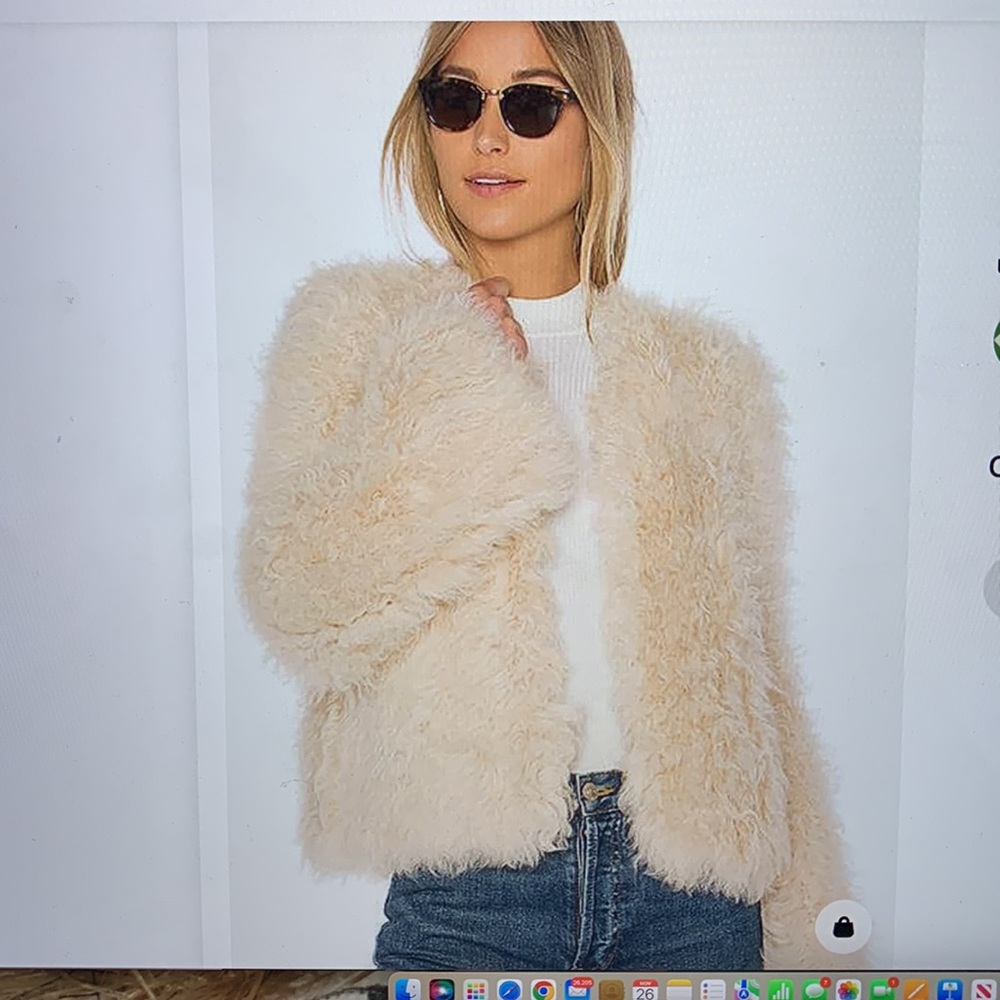 Very Rare Ulla Johnson Harper Spun Lamb Jacket